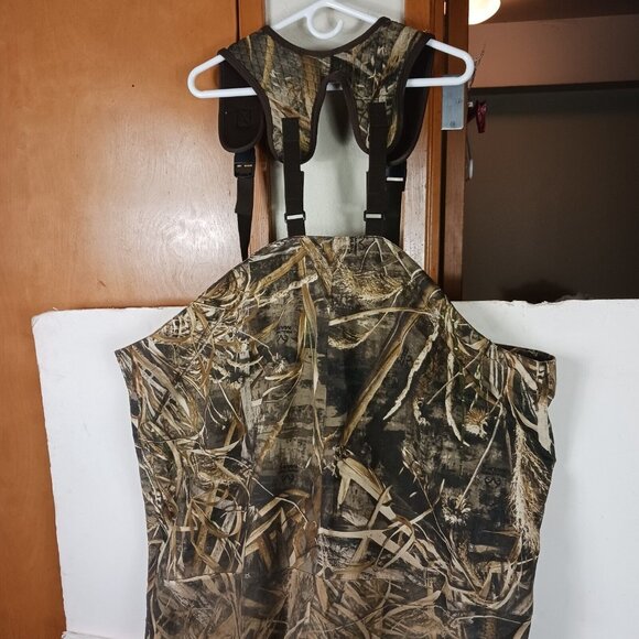 Cabelas Dry Plus Chest Waders Camo Size 13T Realtree Max-5 600 Thinsulate Ultra - Picture 12 of 16
